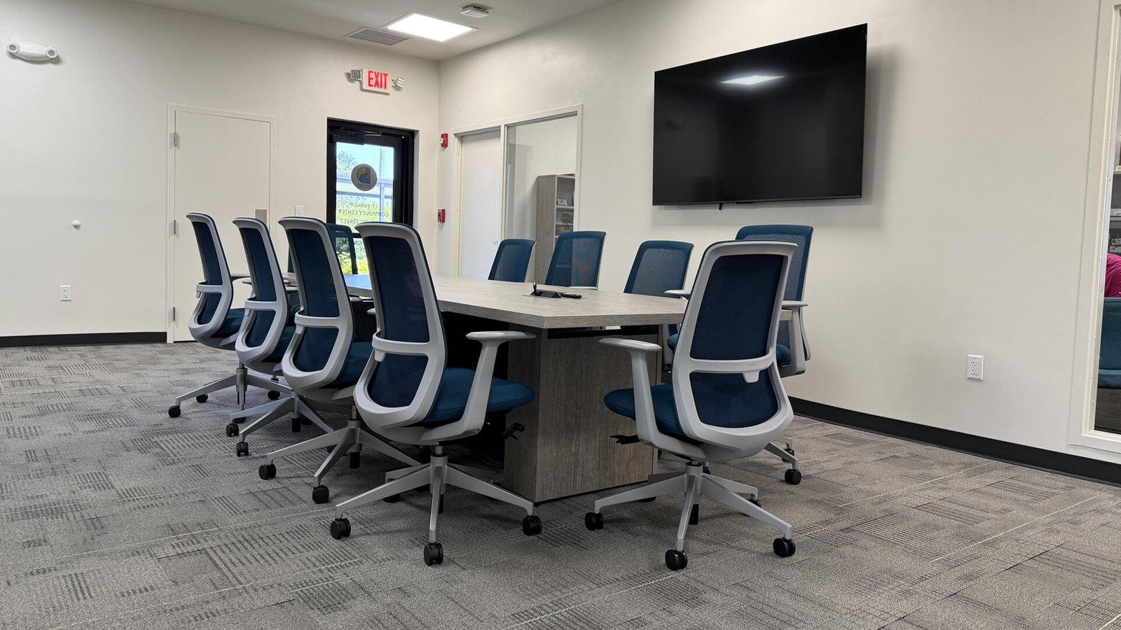 Conference center space at the I.T. Parker Community Center