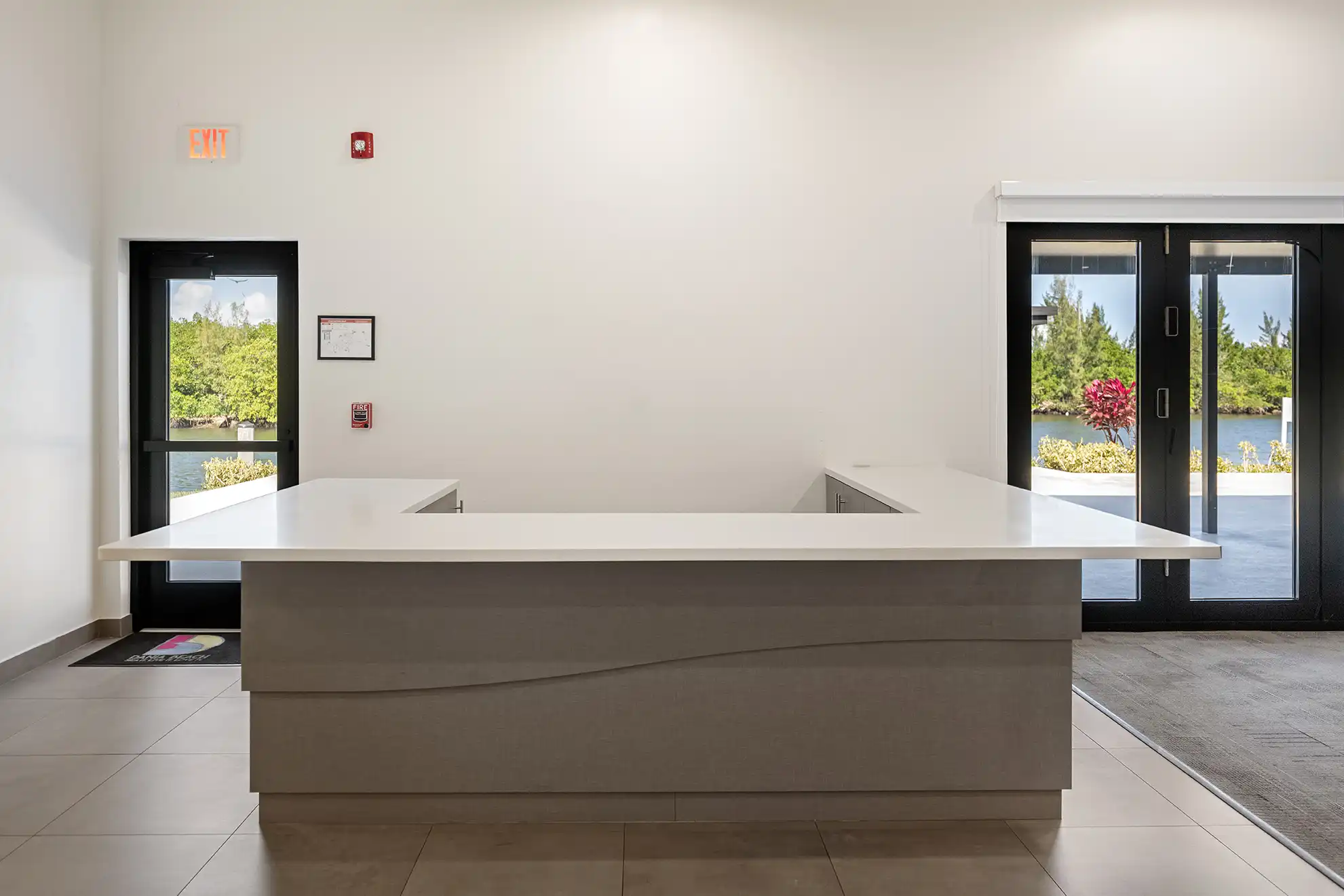 I.T. Parker banquet hall front table setup