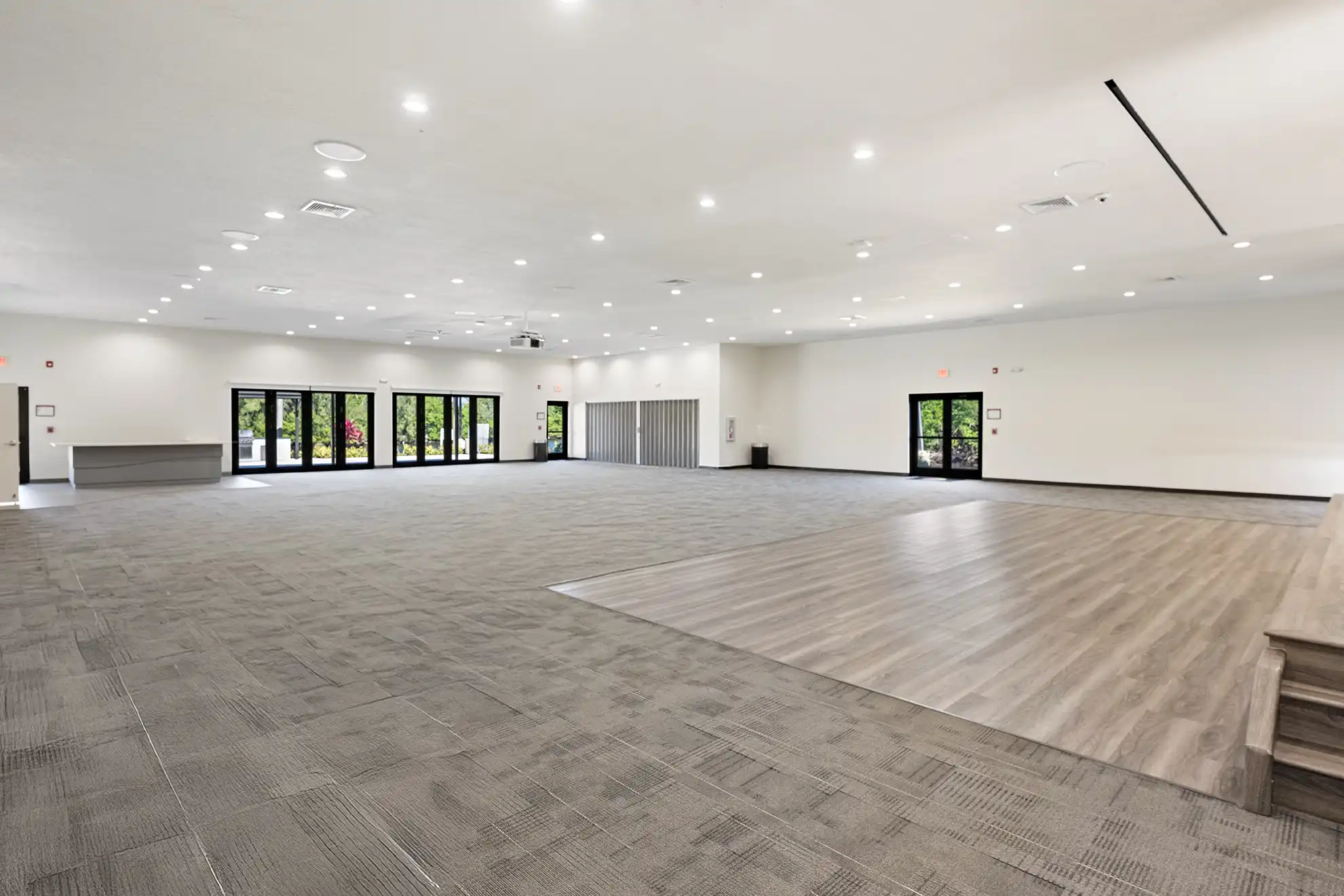 Banquet hall room view at I.T. Parker in Dania Beach