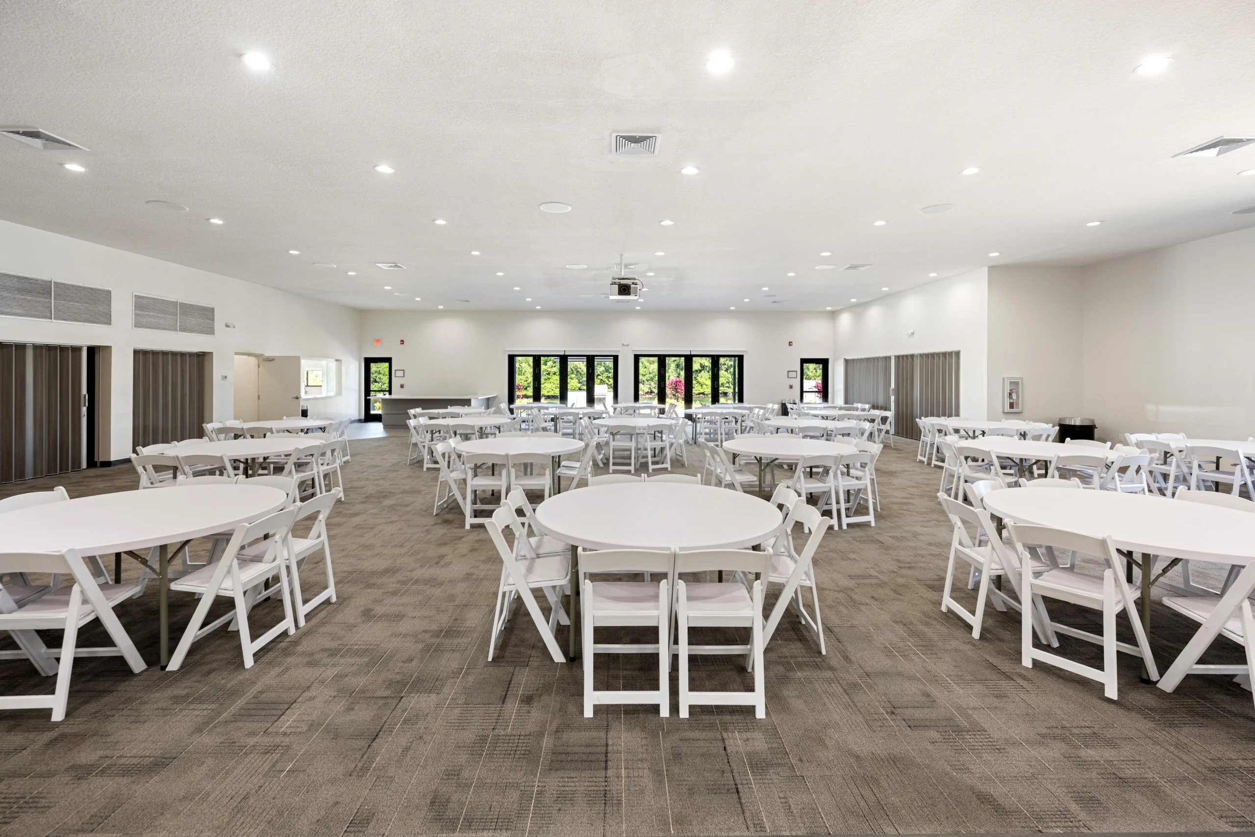 Banquet hall site plan layout option