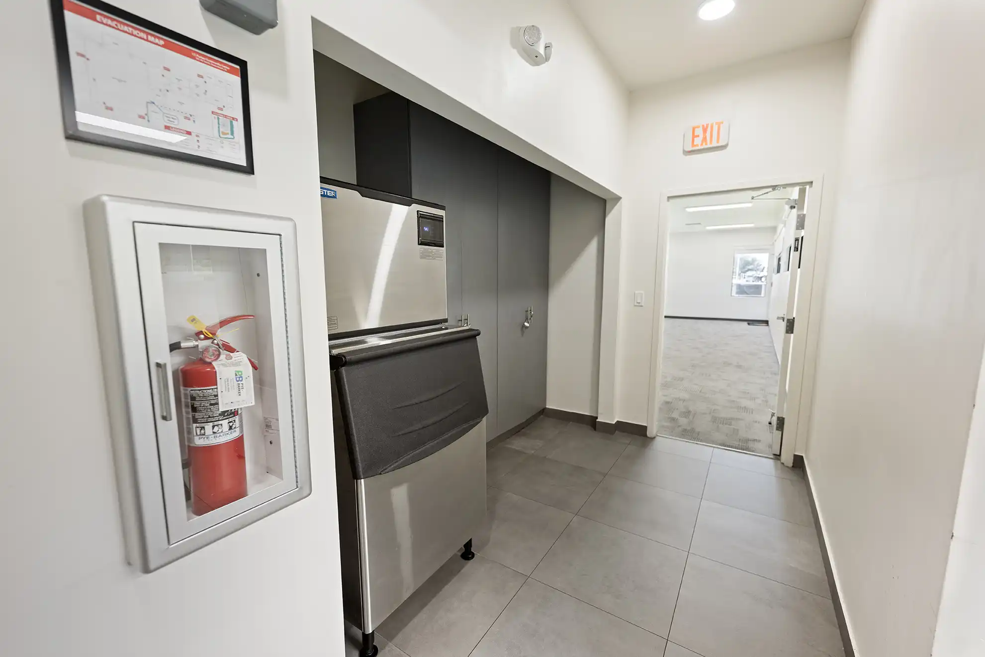 Kitchen area supporting caterers at I.T. Parker